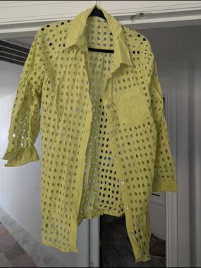 Dotti Chartruse Swim Suit Cover Up
